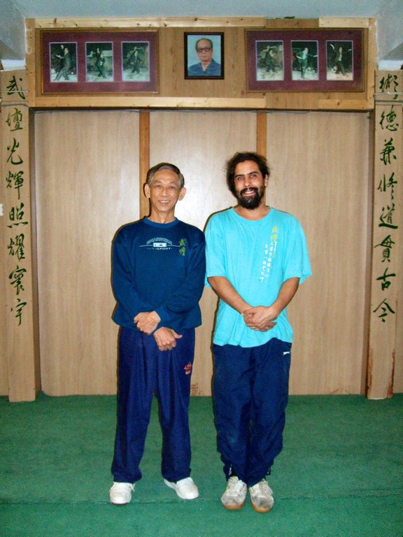 Master Wu Song Fa and Marick Baxter.